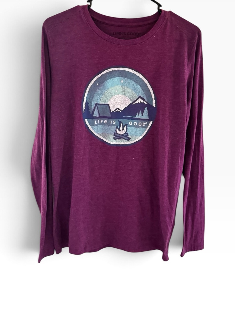 Life Is Good  Women’s Long-Sleeve Graphic Tee - Sz M